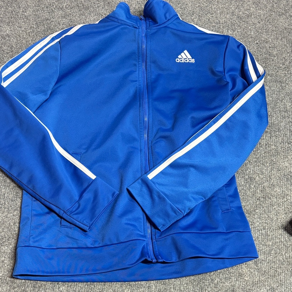 Adidas Royal Blue Zip-Up Jacket